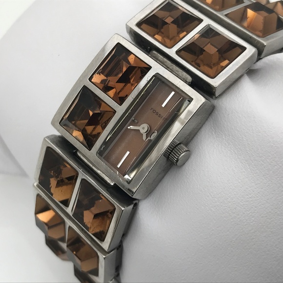 Fossil Accessories - Fossil F2 Women Watch Unique Watch Brown Crystal A